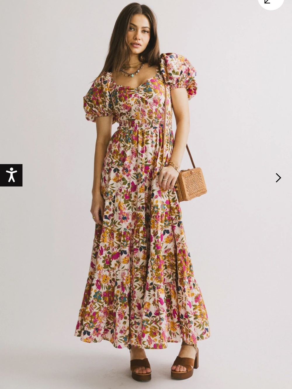 Bohme floral midi dress Robbie